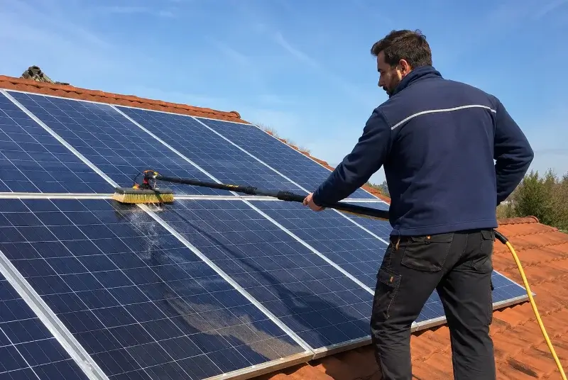 Nettoyage et entretien de panneaux solaires à Sainte-Pexine